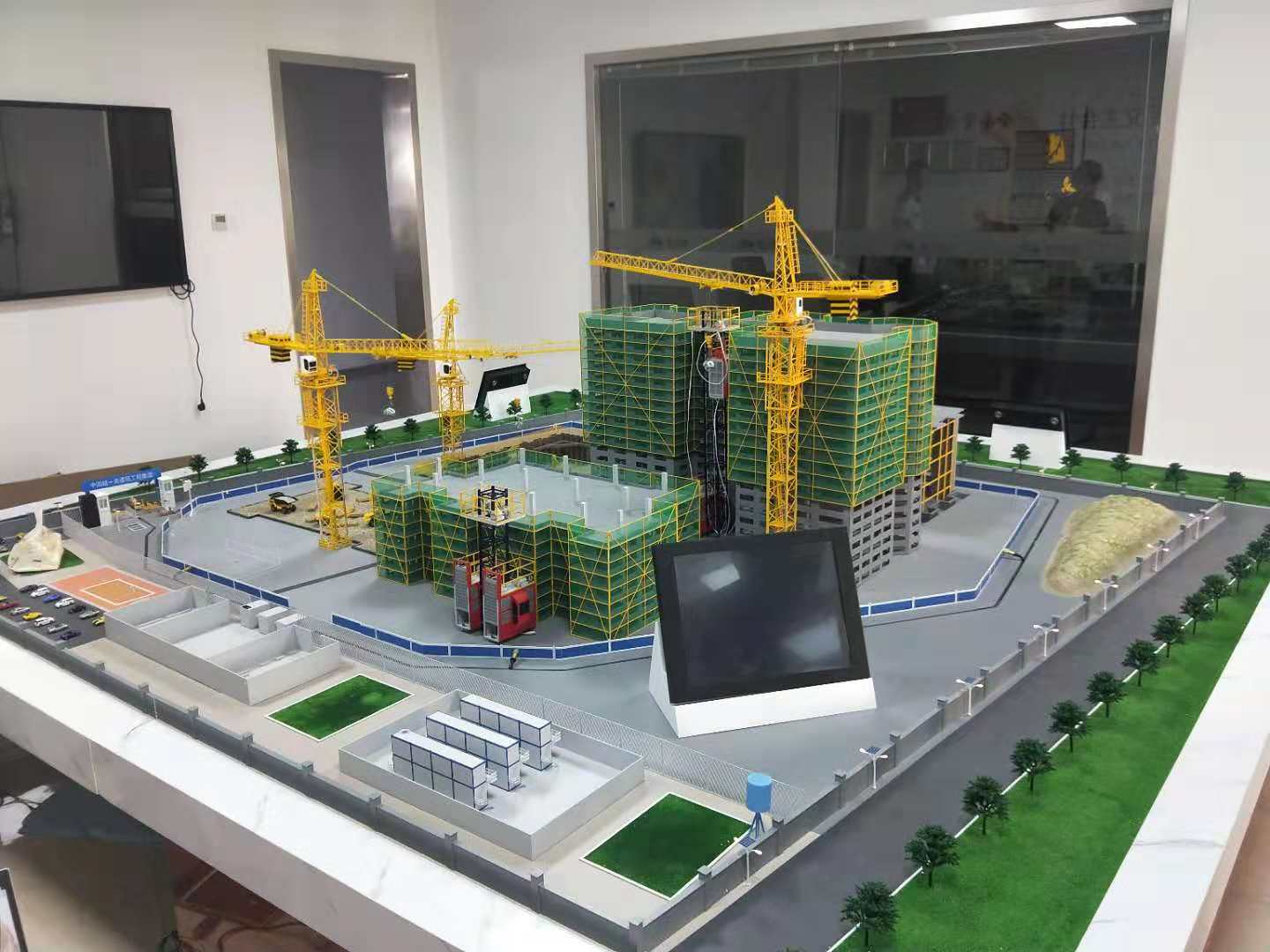 丰顺县建筑施工场景模型